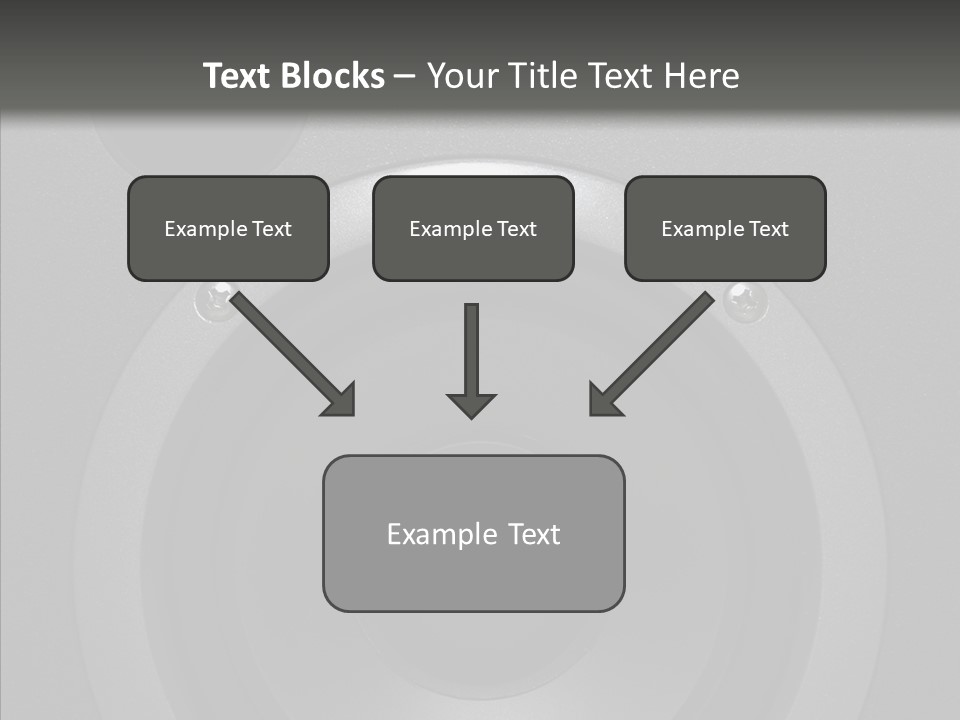 Lighted Studio Sound PowerPoint Template