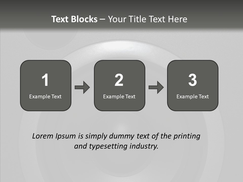 Lighted Studio Sound PowerPoint Template