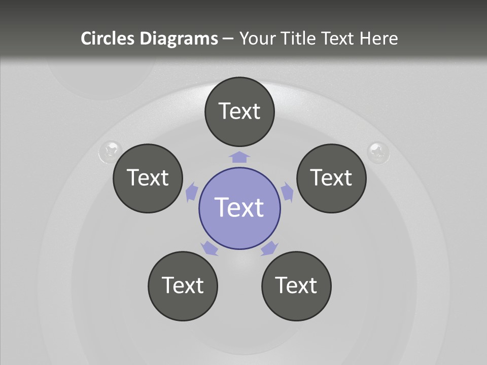 Lighted Studio Sound PowerPoint Template