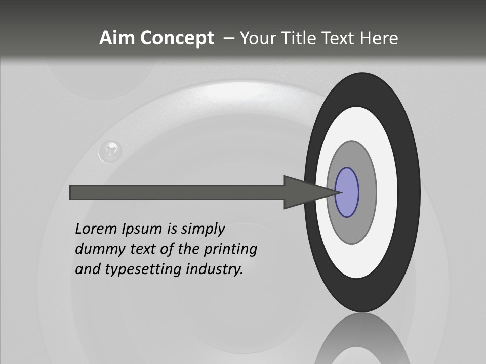 Lighted Studio Sound PowerPoint Template