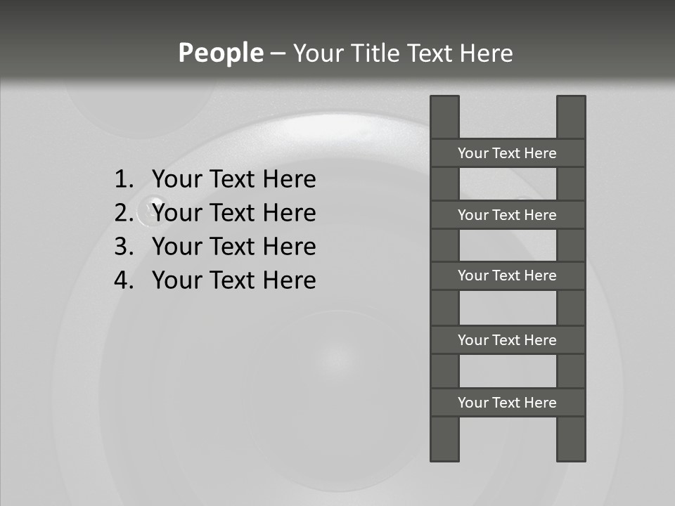 Lighted Studio Sound PowerPoint Template
