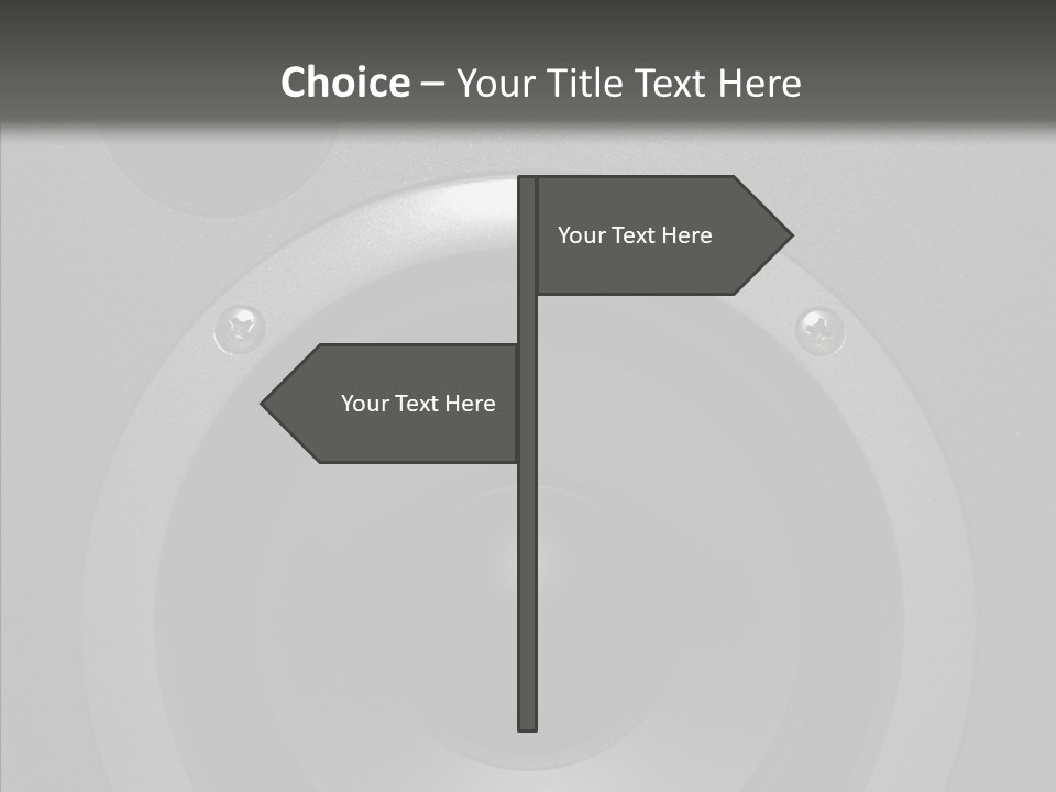 Lighted Studio Sound PowerPoint Template