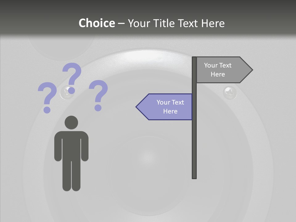 Lighted Studio Sound PowerPoint Template