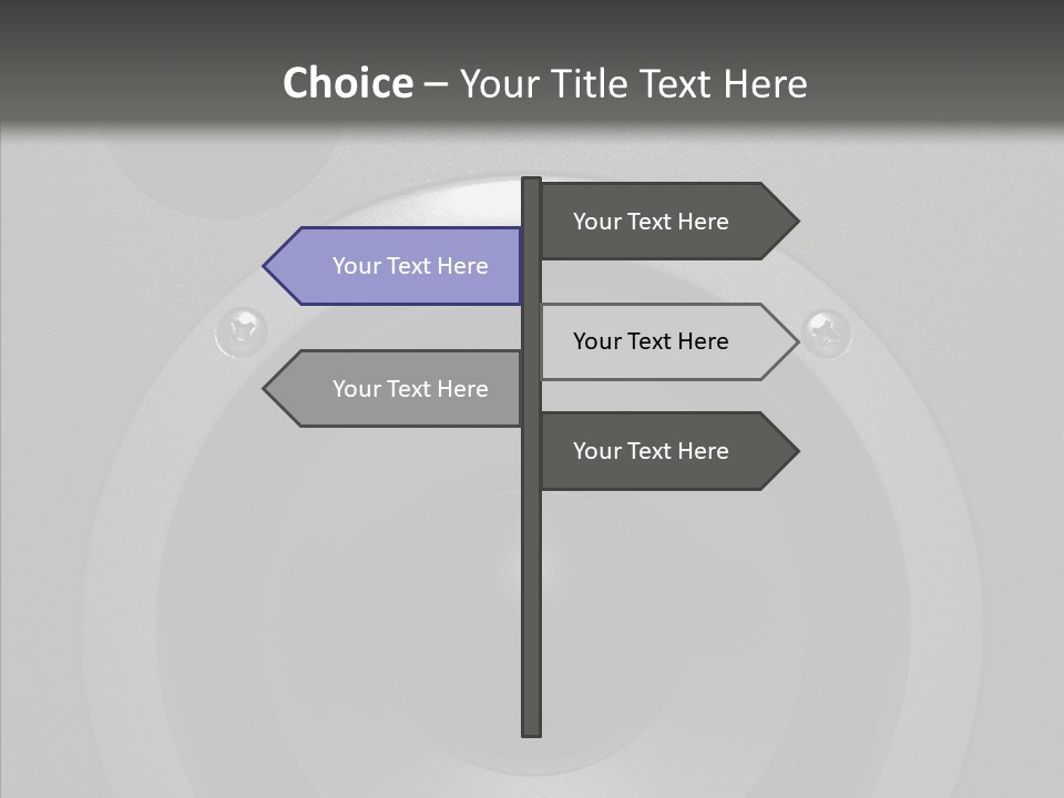 Lighted Studio Sound PowerPoint Template