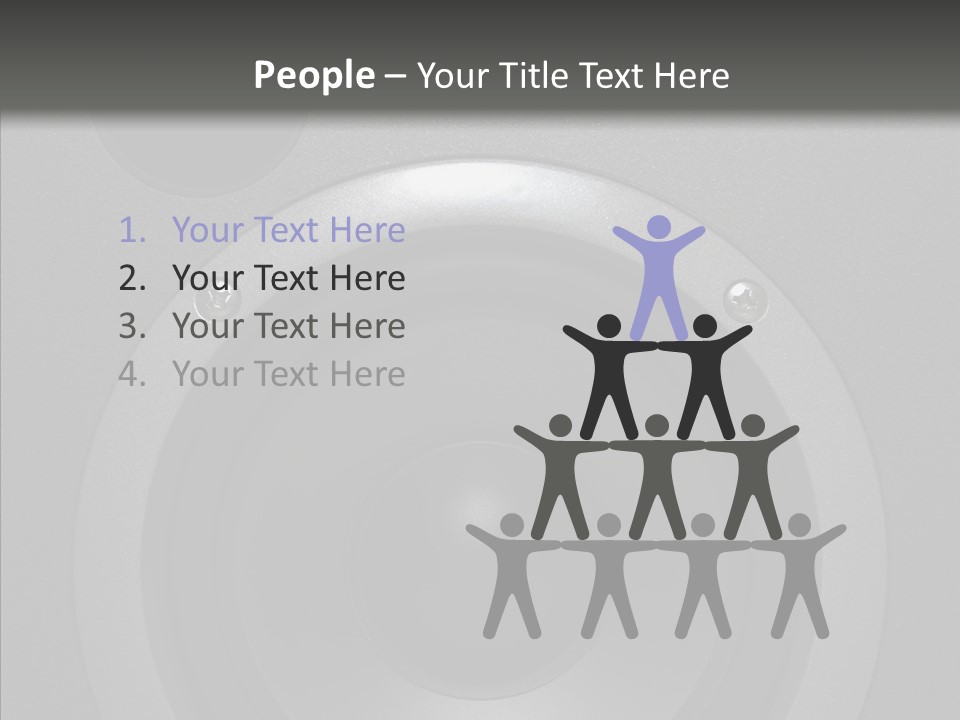 Lighted Studio Sound PowerPoint Template