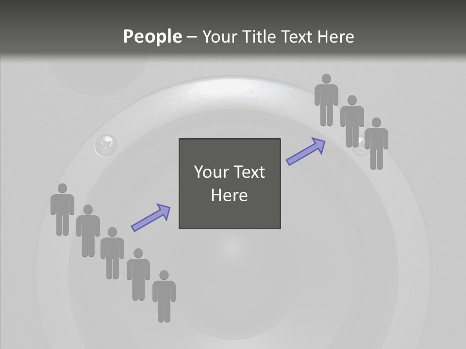 Lighted Studio Sound PowerPoint Template