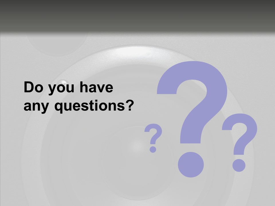 Lighted Studio Sound PowerPoint Template