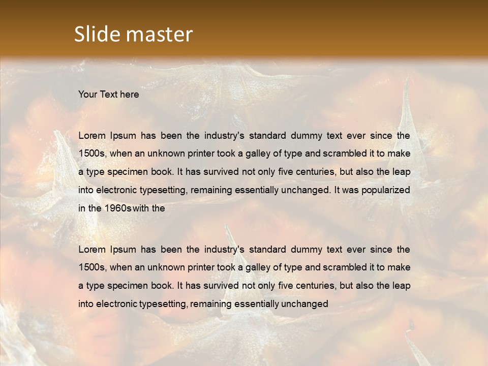 Plant Sweet Juice PowerPoint Template