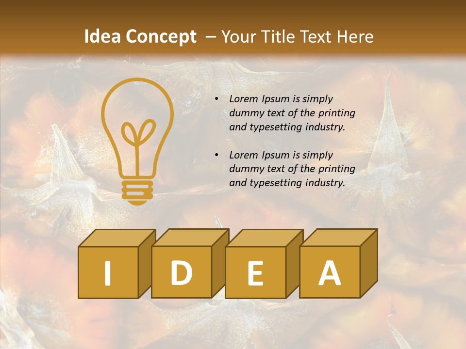 Plant Sweet Juice PowerPoint Template