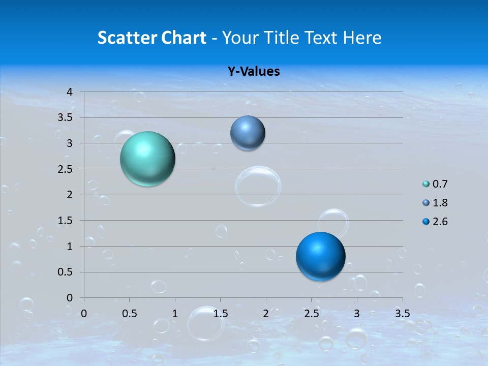 Underwater Blue Oceanlight PowerPoint Template