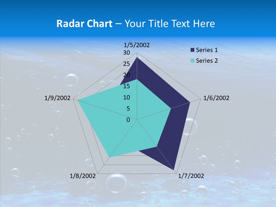 Underwater Blue Oceanlight PowerPoint Template