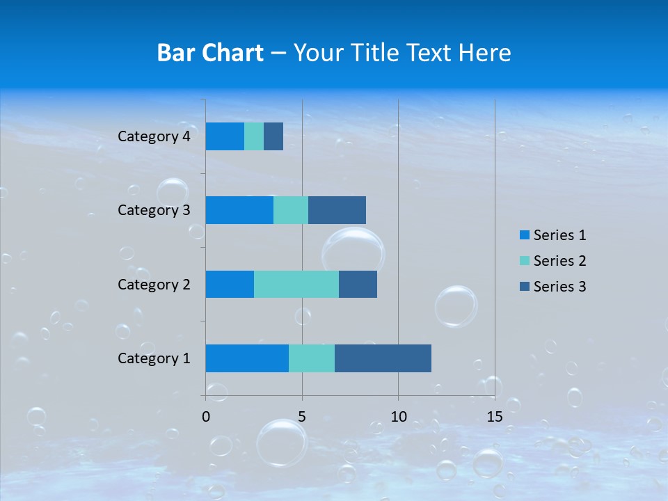Underwater Blue Oceanlight PowerPoint Template