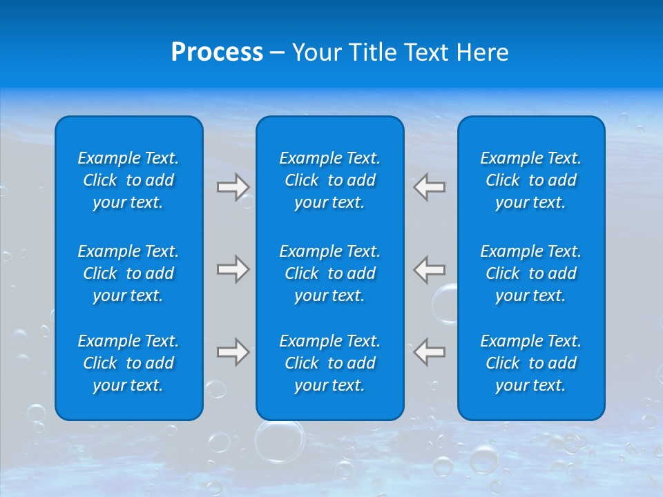 Underwater Blue Oceanlight PowerPoint Template