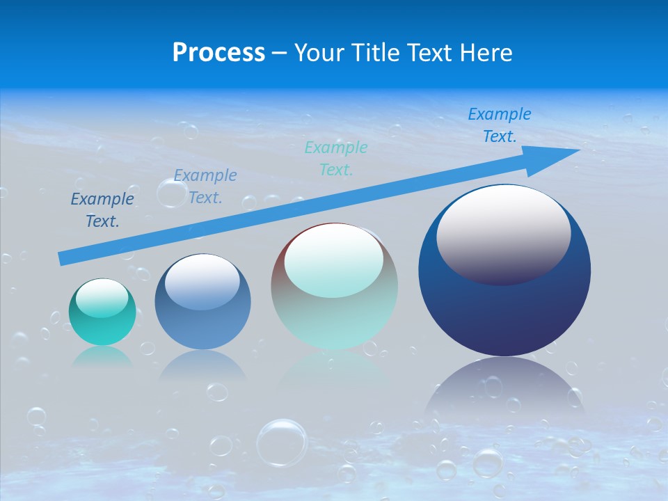 Underwater Blue Oceanlight PowerPoint Template