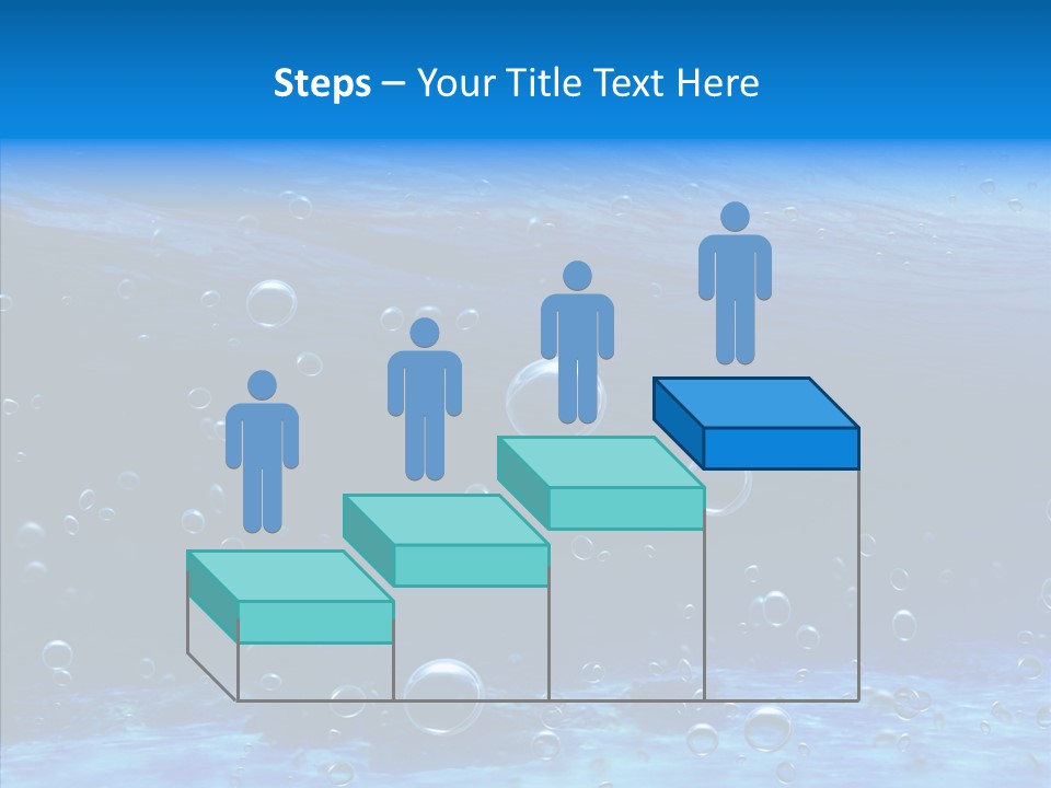 Underwater Blue Oceanlight PowerPoint Template