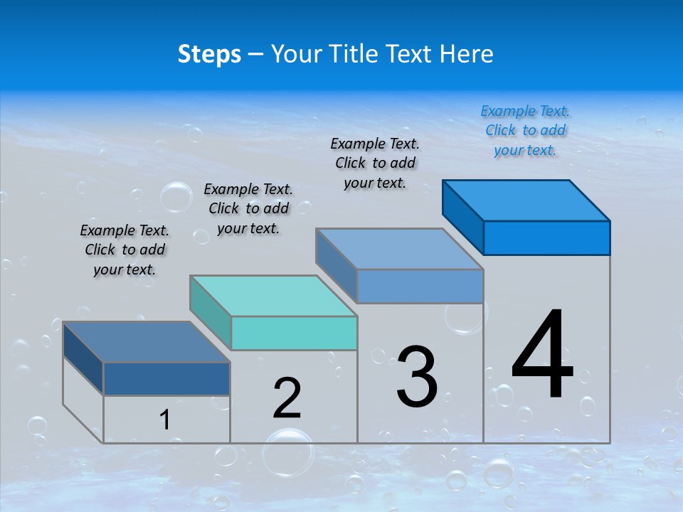 Underwater Blue Oceanlight PowerPoint Template