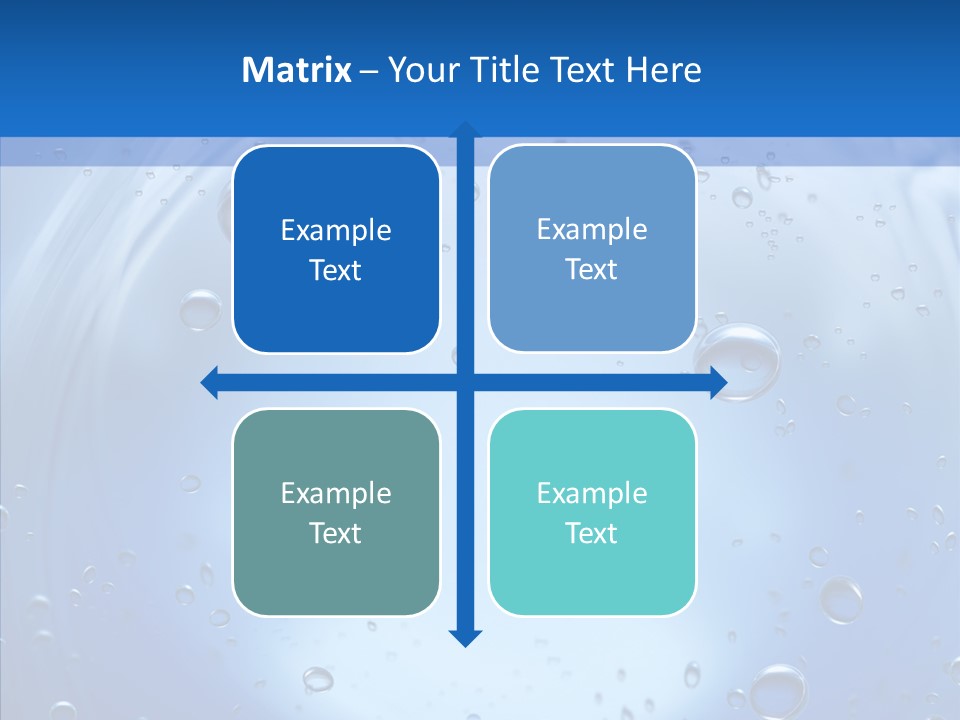 Underwater Blue Oceanlight PowerPoint Template