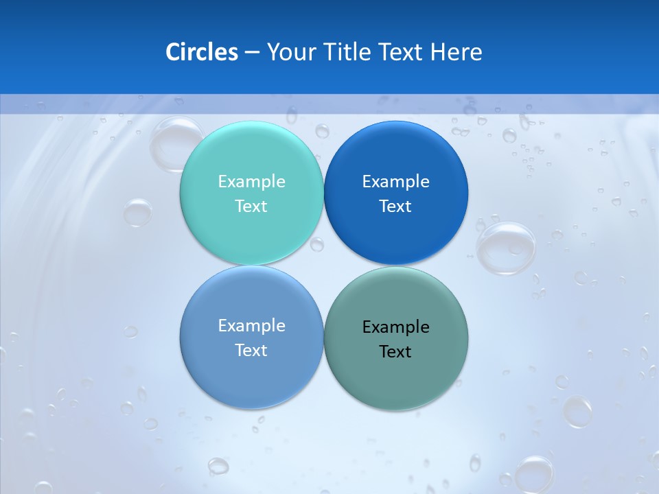 Underwater Blue Oceanlight PowerPoint Template