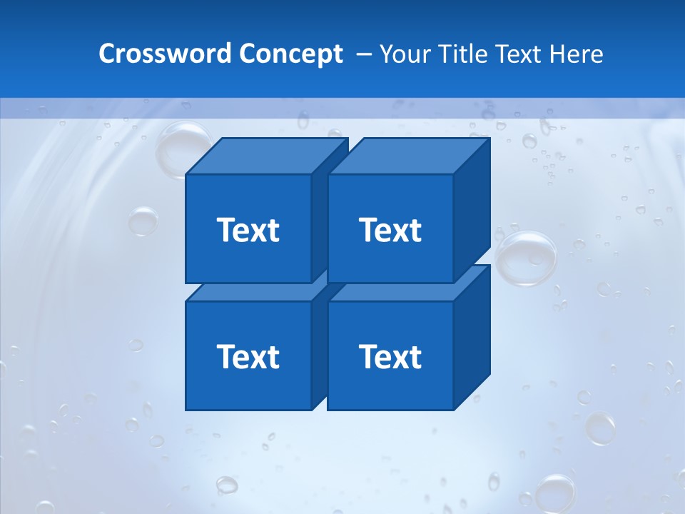 Underwater Blue Oceanlight PowerPoint Template