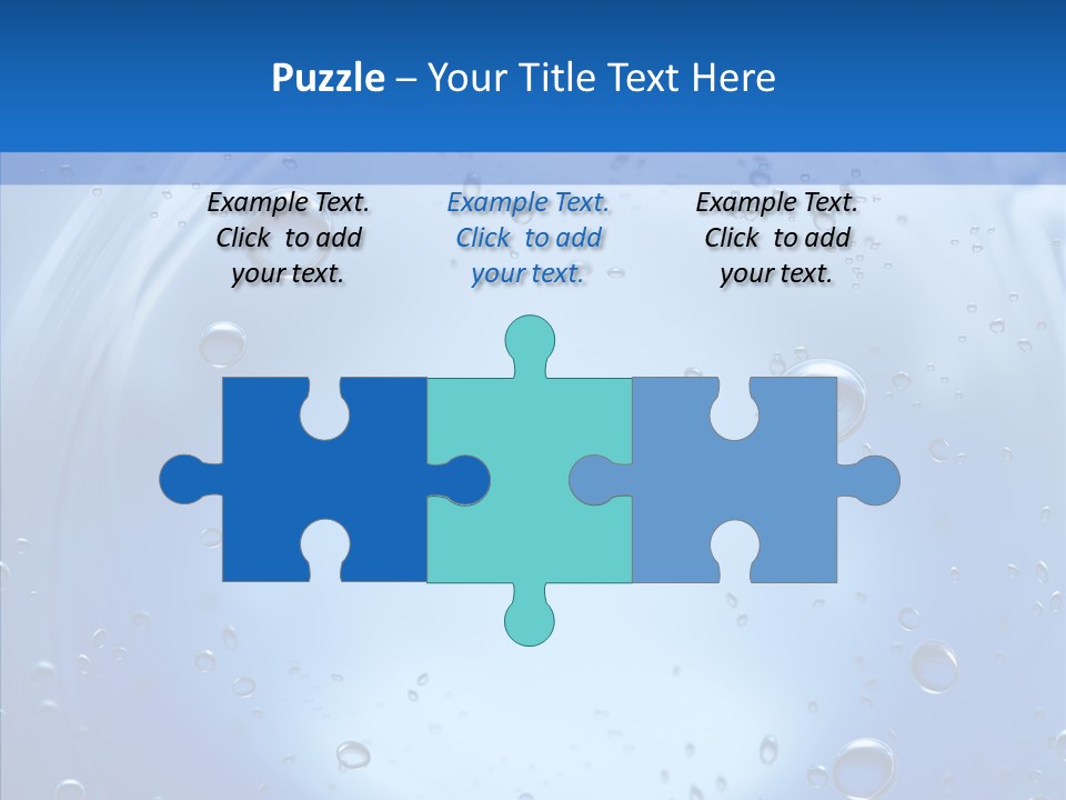 Underwater Blue Oceanlight PowerPoint Template