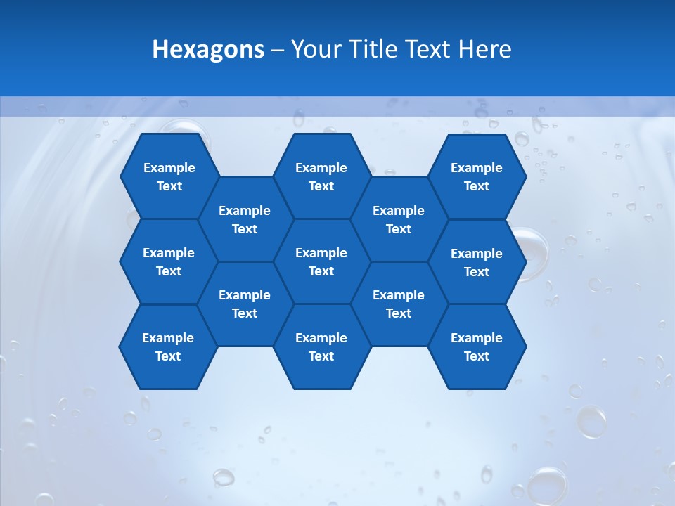 Underwater Blue Oceanlight PowerPoint Template