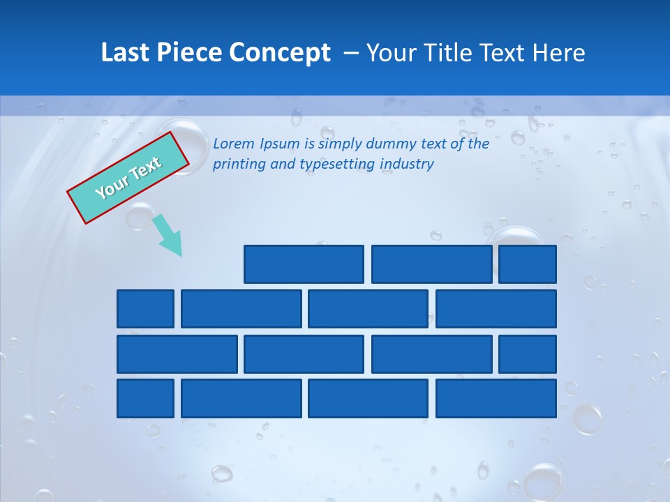 Underwater Blue Oceanlight PowerPoint Template