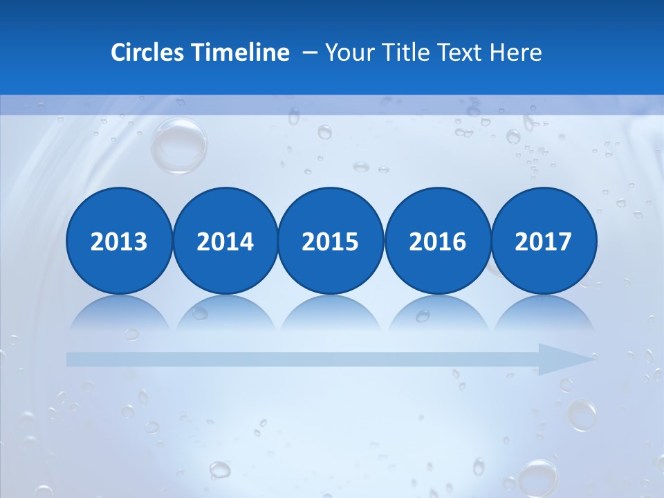 Underwater Blue Oceanlight PowerPoint Template