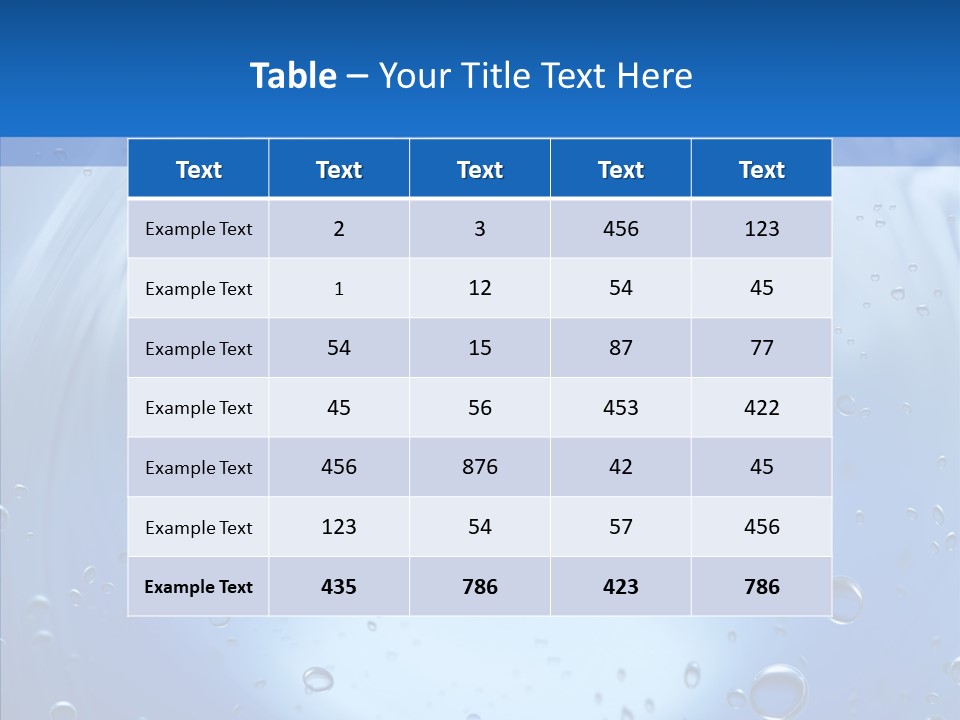 Underwater Blue Oceanlight PowerPoint Template