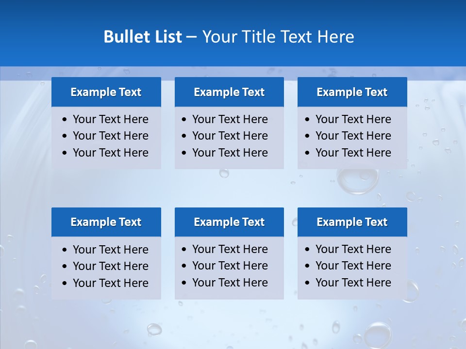 Underwater Blue Oceanlight PowerPoint Template