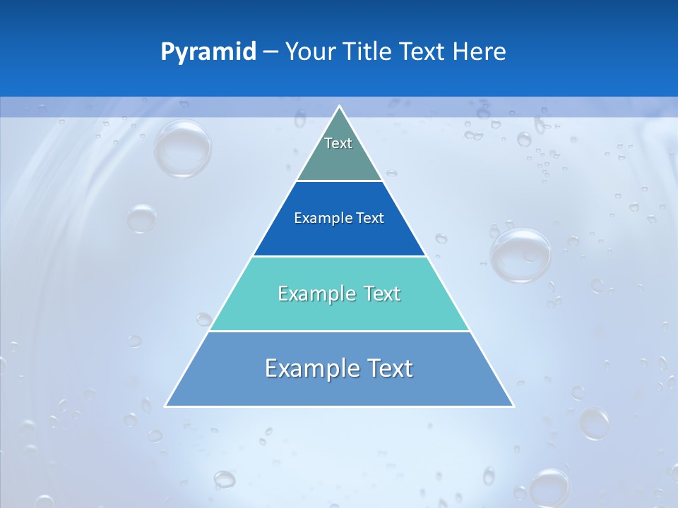 Underwater Blue Oceanlight PowerPoint Template