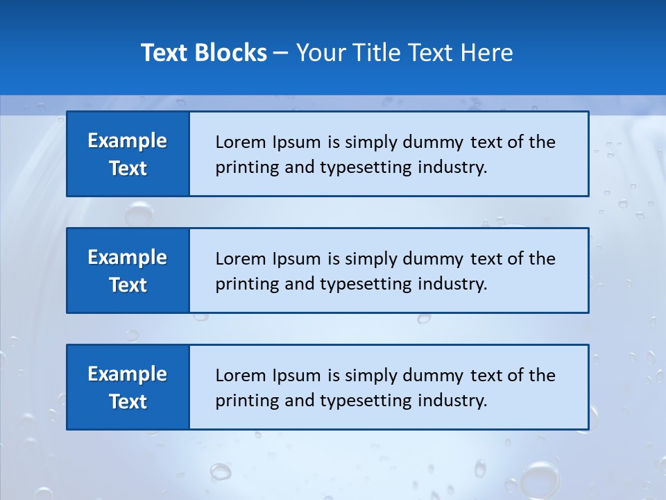 Underwater Blue Oceanlight PowerPoint Template