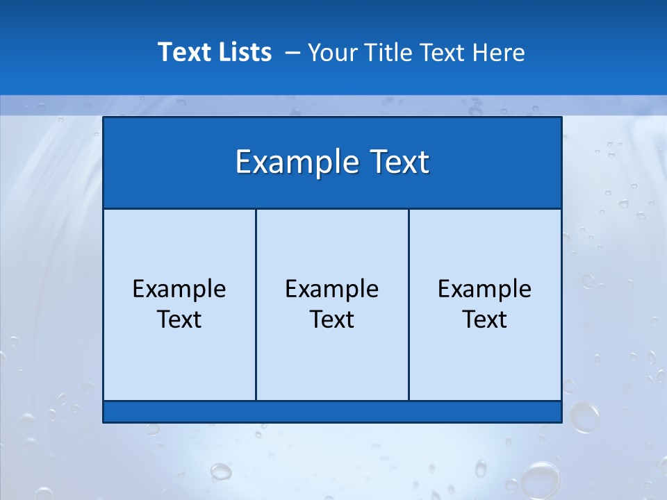 Underwater Blue Oceanlight PowerPoint Template