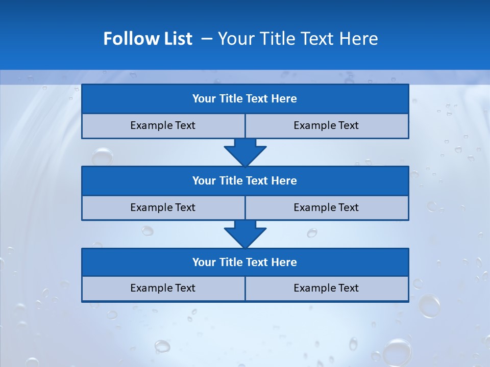 Underwater Blue Oceanlight PowerPoint Template