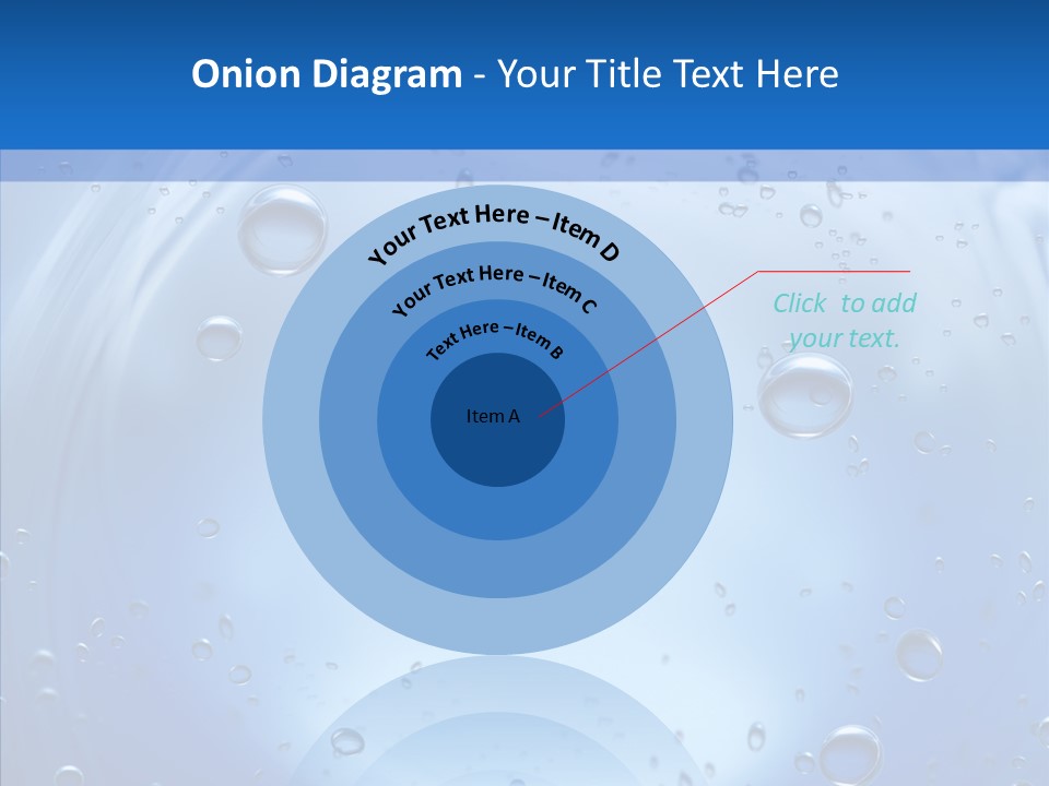 Underwater Blue Oceanlight PowerPoint Template