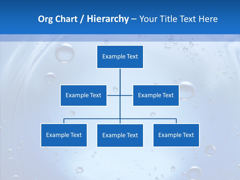 Underwater Blue Oceanlight PowerPoint Template