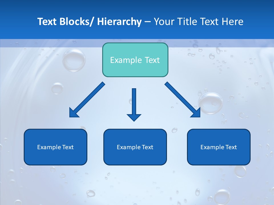 Underwater Blue Oceanlight PowerPoint Template