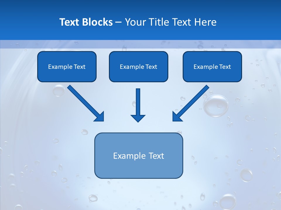 Underwater Blue Oceanlight PowerPoint Template