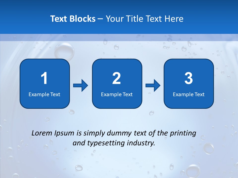 Underwater Blue Oceanlight PowerPoint Template