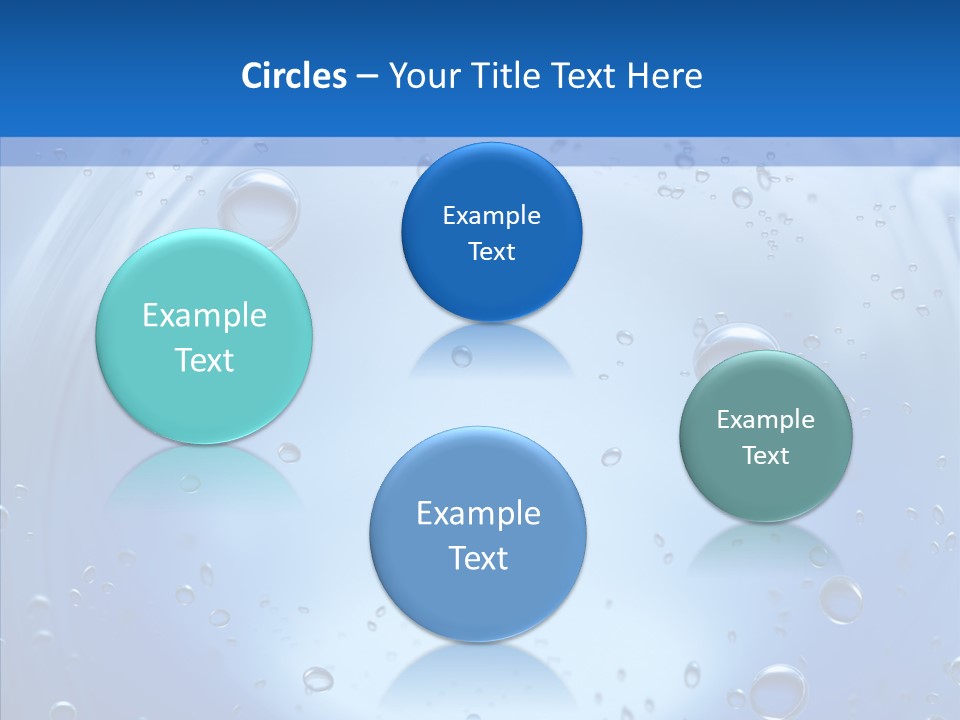 Underwater Blue Oceanlight PowerPoint Template