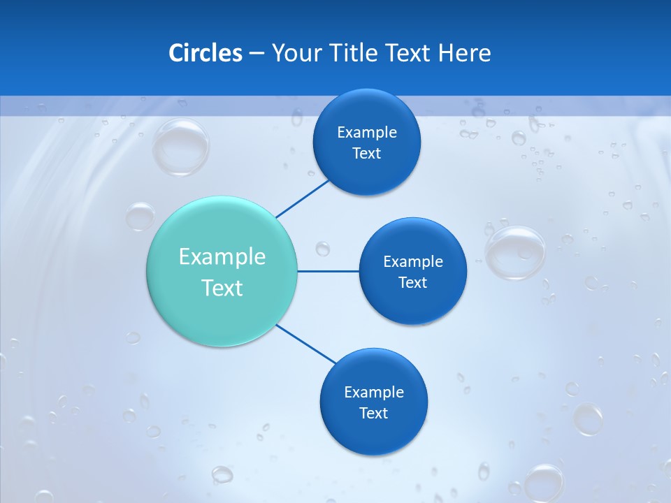 Underwater Blue Oceanlight PowerPoint Template