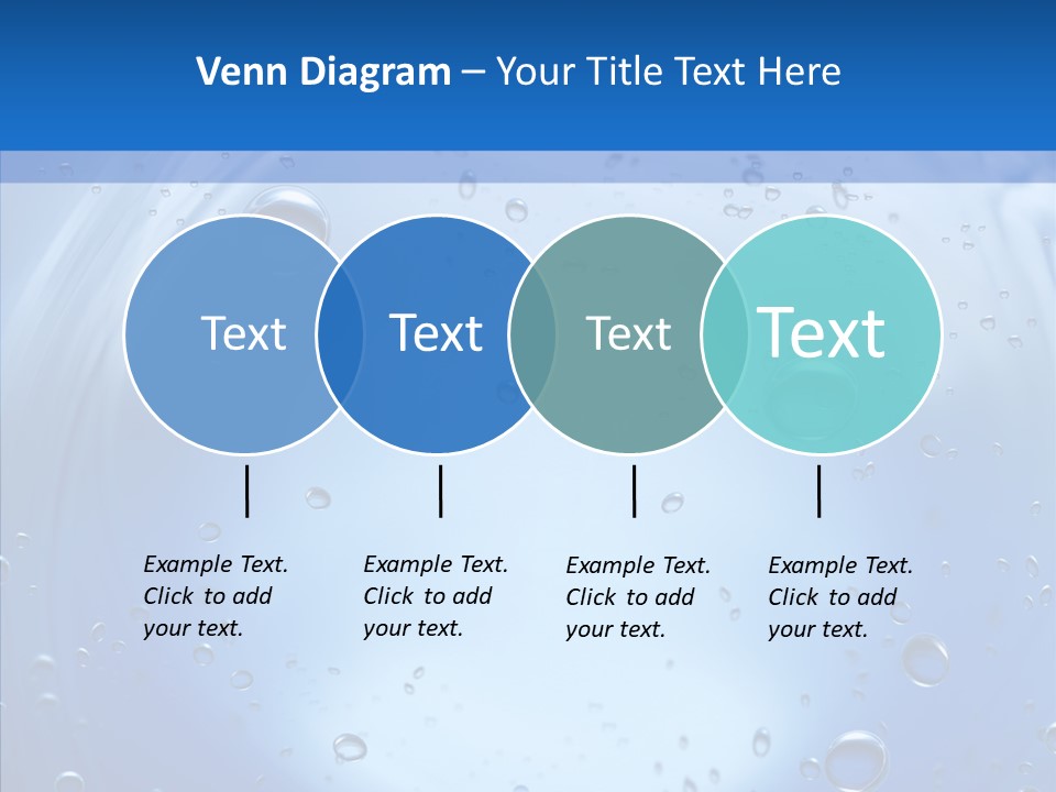Underwater Blue Oceanlight PowerPoint Template