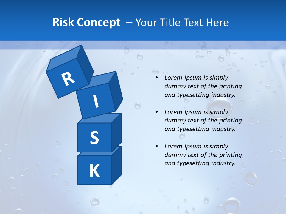 Underwater Blue Oceanlight PowerPoint Template