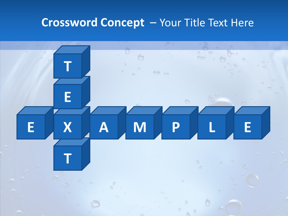Underwater Blue Oceanlight PowerPoint Template