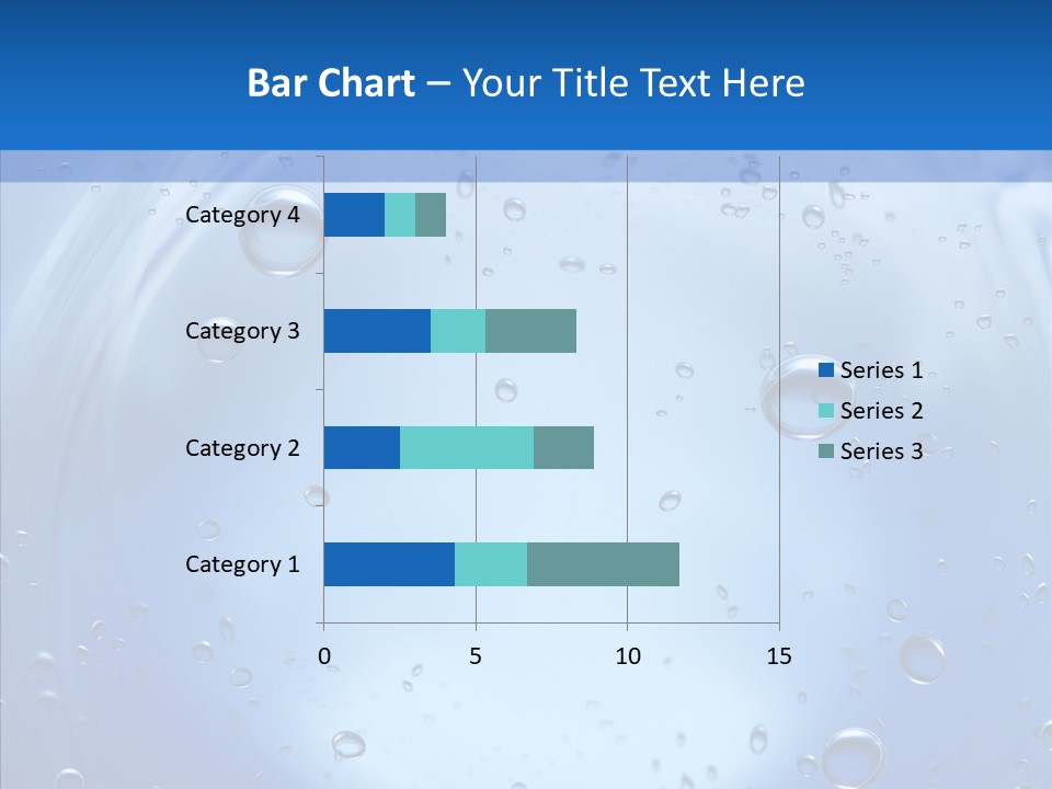 Underwater Blue Oceanlight PowerPoint Template