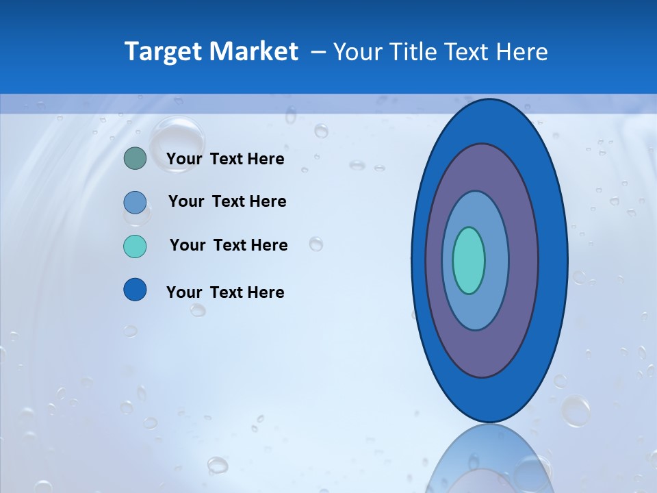 Underwater Blue Oceanlight PowerPoint Template