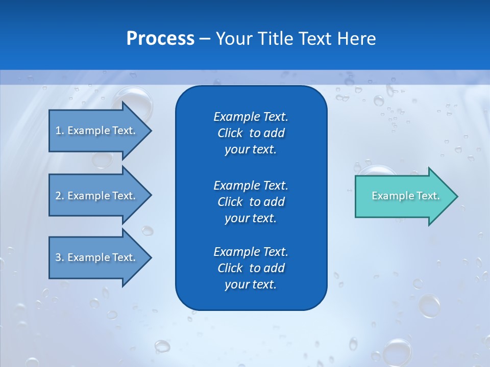 Underwater Blue Oceanlight PowerPoint Template
