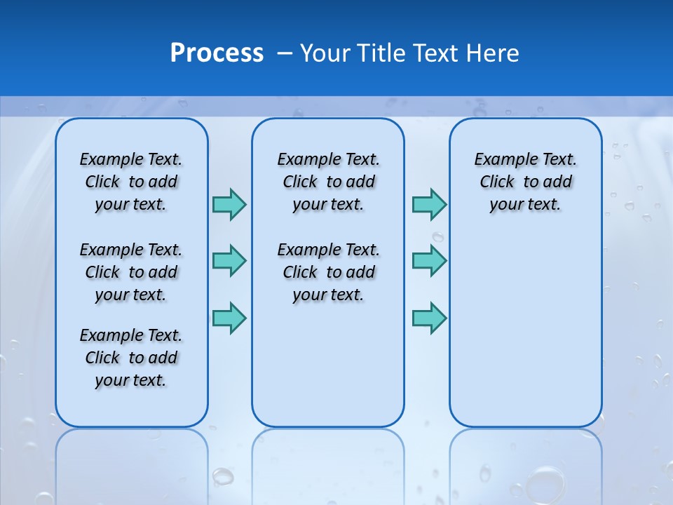 Underwater Blue Oceanlight PowerPoint Template
