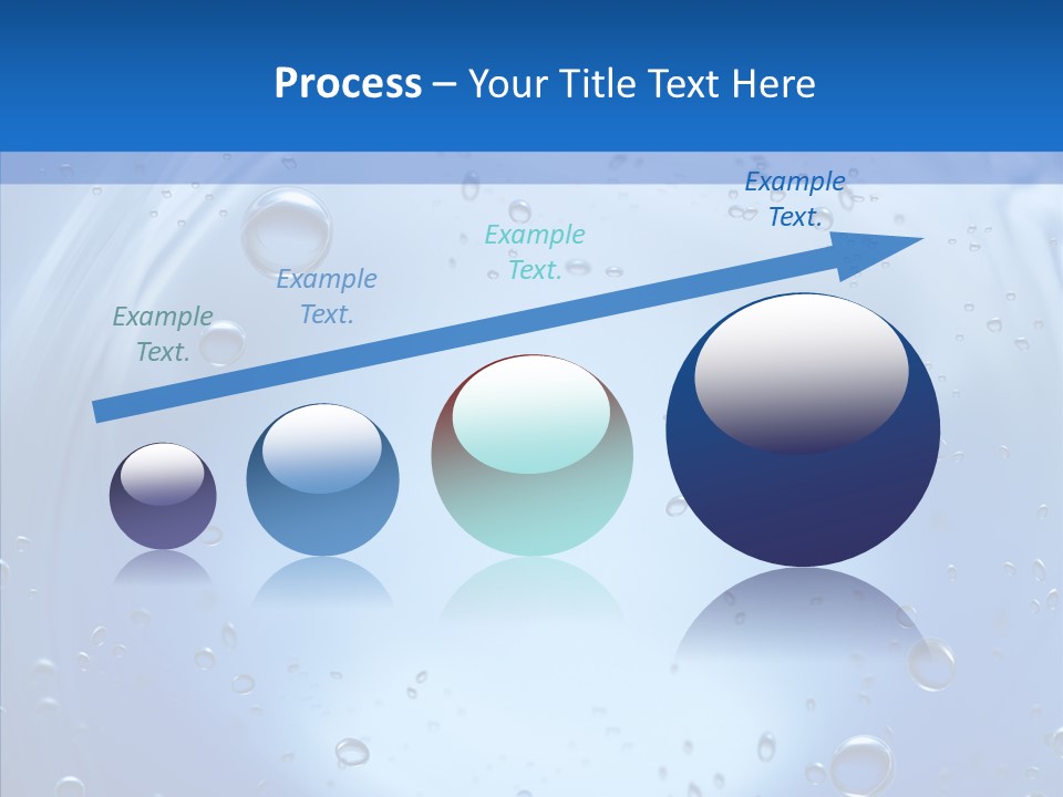 Underwater Blue Oceanlight PowerPoint Template