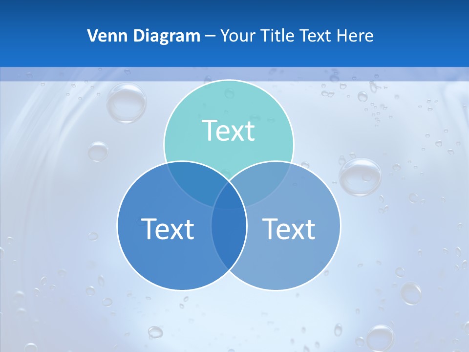 Underwater Blue Oceanlight PowerPoint Template