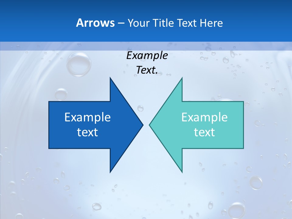 Underwater Blue Oceanlight PowerPoint Template
